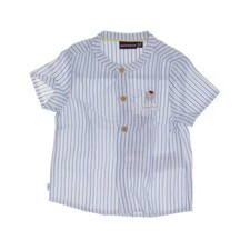 Sergent Major, Kurzarmhemd, Größe: 74, Blau/Weiß/Mehrfarbig, Baumwolle -8lv