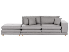 Sofa mit Ottomane 2-Sitzer