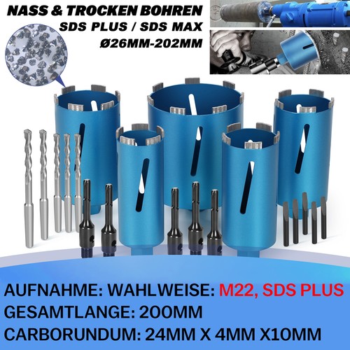 Diamantbohrkrone ø26 202mm - diamantbohrkrone, Ø26-202mm