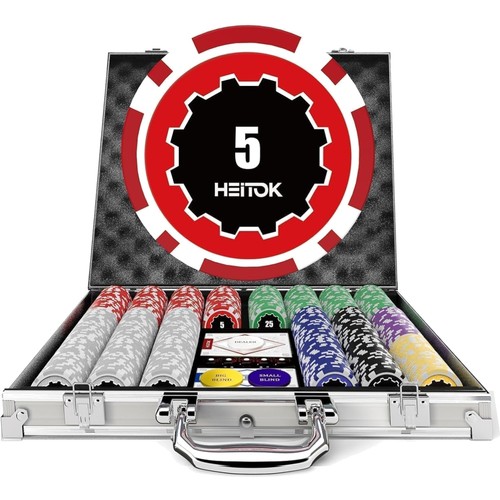Hochwertiges poker set mit - hochwertiges, 500