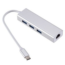 USB C auf 3 x USB 3.0 und RJ45