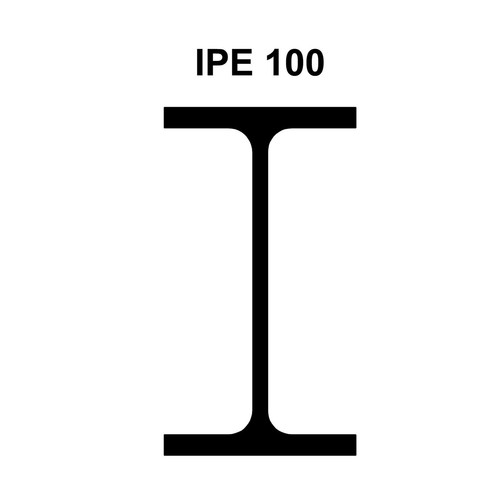 Ipe 100 doppel träger - 100, doppel-t