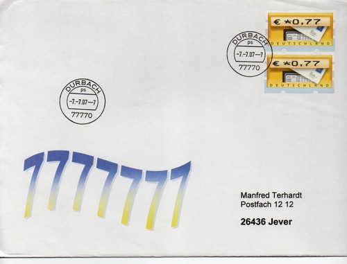 Seltene briefmarkenbelege mit - seltene,