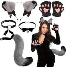 Schwarze Katze Kostüm Set 5