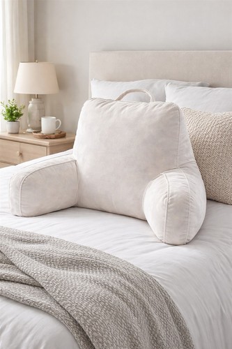 Bettsessel beige körperkissen - beige,