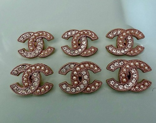 Gold 6er set chanel - set, knöpfe
