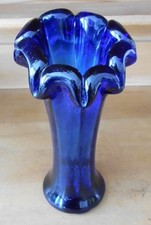 Glas-Vase mundgeblasen