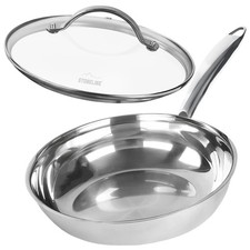 PURE Edelstahl Pfanne | mit
