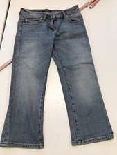 Bisou D’ eve Damen 7/8 Jeans Denim Gr. 33 / M Blau Caprihose #JEN