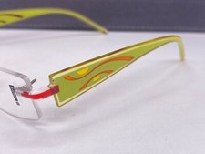 Switch it Brille Damen Grün rot Eckig  Randlos 263 germany