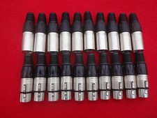 20er Pack XLR Stecker 10 x