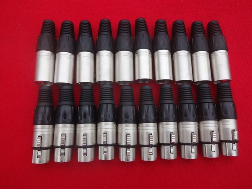 20er pack xlr stecker - xlr, 10
