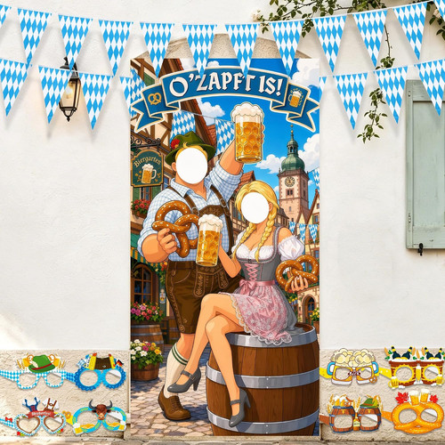 Oktoberfest deko set mit - set,