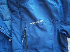 DIDRIKSONS Mantel Herren Winter Parka Winterjacke Gr. M Marineblau, neuwertig