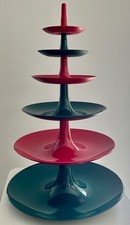 Koziol Etagere BABELL extra BIG, 6-teilig, rot grün Weihnachtsbaum