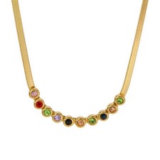 Luxus Edelstahl Halskette