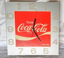 Auflösung:Nachlass-Original älterer  Coca Cola Uhr-Vintage-Läuft-Wanduhr-Plastik