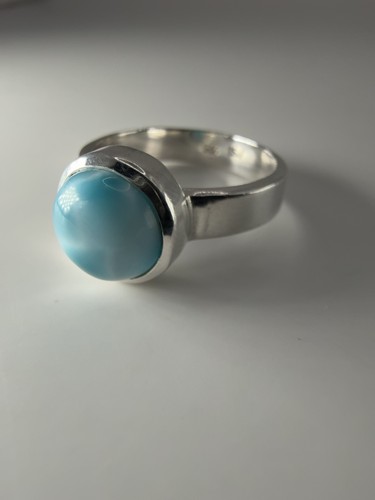 Larimar ring aus 925 silber - ring,