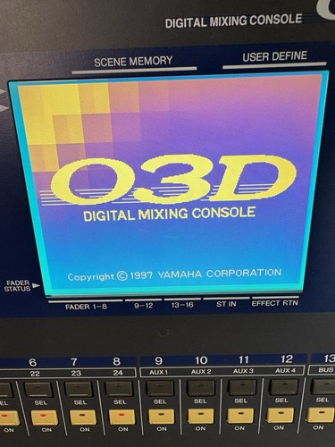 Yamaha o3d digital mixing - o3d,