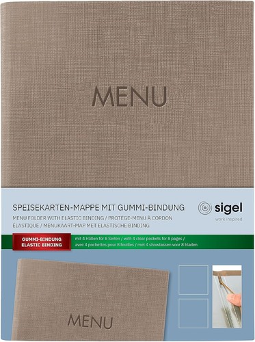Sigel sm211 speisekarten mappe - sigel, speisekarten-mappe
