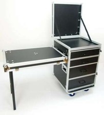 TEGO PRO Schubladen-Transport-Case DR-9 Tisch, Blue Wheels Rack-Case Roadiecase