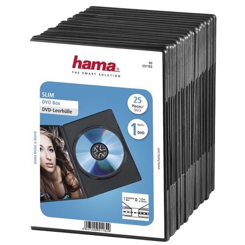 Hama dvd hüllen 25er pack - dvd, 25er-pack