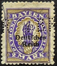 Bavaria - 1920 Scott O51