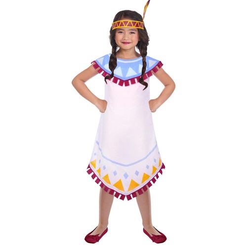 Indianerin kostüm 128 - indianerin,