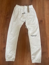 Fear of God Essentials weiße jogginghose größe S