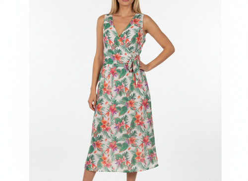 Aniston kleid wickeloptik - aniston,
