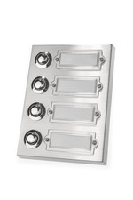 Aufputz Klingeltaster 4 fach