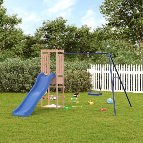 Spielturm mit rutsche - rutsche, schaukel