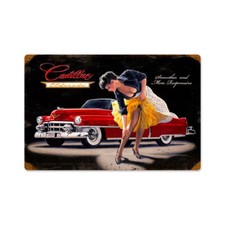 Smooth Sensual Cadillac Eldorado 50er Pin Up Nostalgie Retro Blechschild Schild