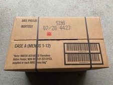 MRE Case A - meal US ARMY