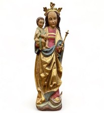 Holzfigur Madonna Maria mit