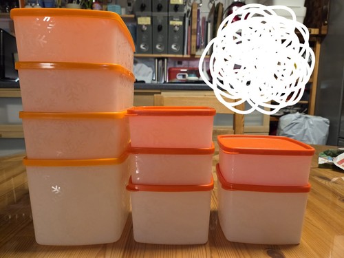 Tupperware gefrierdosen - 9x,