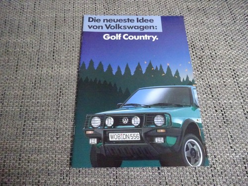 Golf country prospekt - vw,