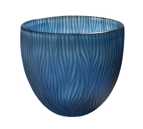 Vase glas blau blumenvase - vase,
