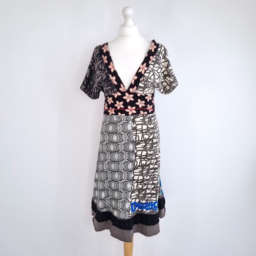 Desigual kleid patchwork print - kleid,