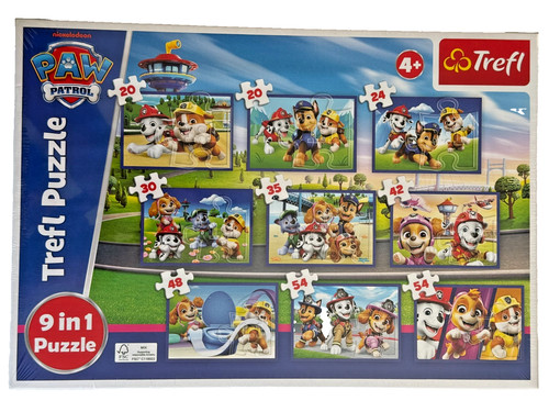 Trefl paw patrol puzzle - 9, in