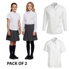 Mädchen weißes Hemd