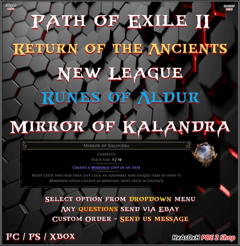 Path exile mirror of - ✨path, 2✨mirror