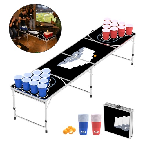 Beer pong tisch set - beer,