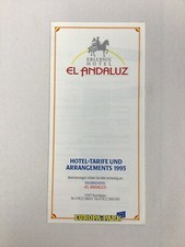 Europa-Park Europa Park Flyer 1995 Hotel El Andaluz Hotel Tarife u. Arrangements