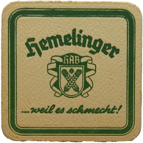 Alter bierdeckel hemelinger - alter,