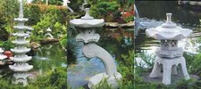 3 Stück jap. Steinlaterne
