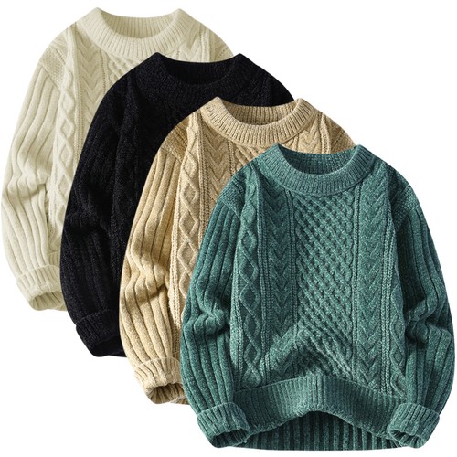 Casual retro wollpullover halb - casual,