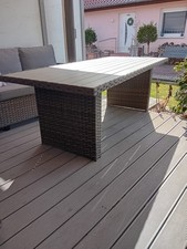 Rattan Esstisch Garten/