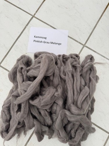 200g kammzug abrisse grau - 200g,