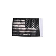 Motorrad Schwarz USA Flag